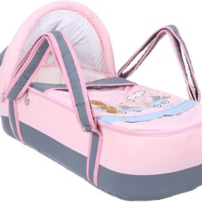 Carrycot Train Baby Pink