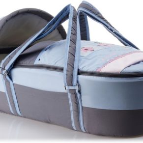baby carrycot movable bed fish baby blue
