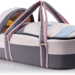 baby carrycot movable bed fish pink 161