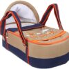 Mix and Max Embroidered Baby Carrycot ( Train Orange color #112 )