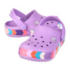 Crocs Disney Cartoon Brand Unisex Kids Clog Shoes .. Size C7 to J3 #17 Purple