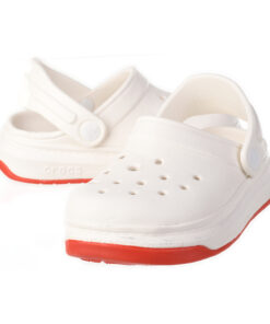 Crocs Brand Unisex Kids Clog Shoes Size C8 to J3 # 41 White