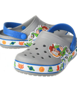 Crocs Disney Cartoon Brand Unisex Kids Clog Shoes .. Size C7 to J3 #30 Grey