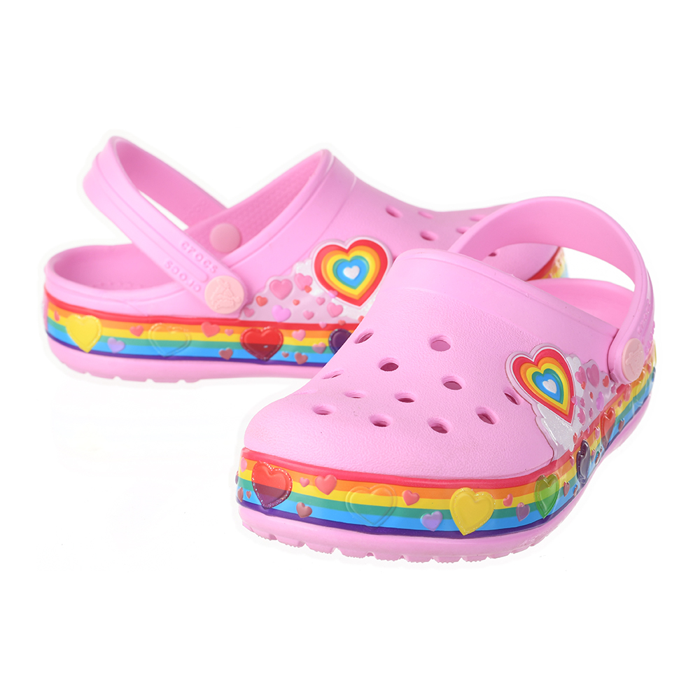 Crocs Disney Cartoon Brand Unisex Kids Clog Shoes .. Size C7 to J3 #32 Pink Heart