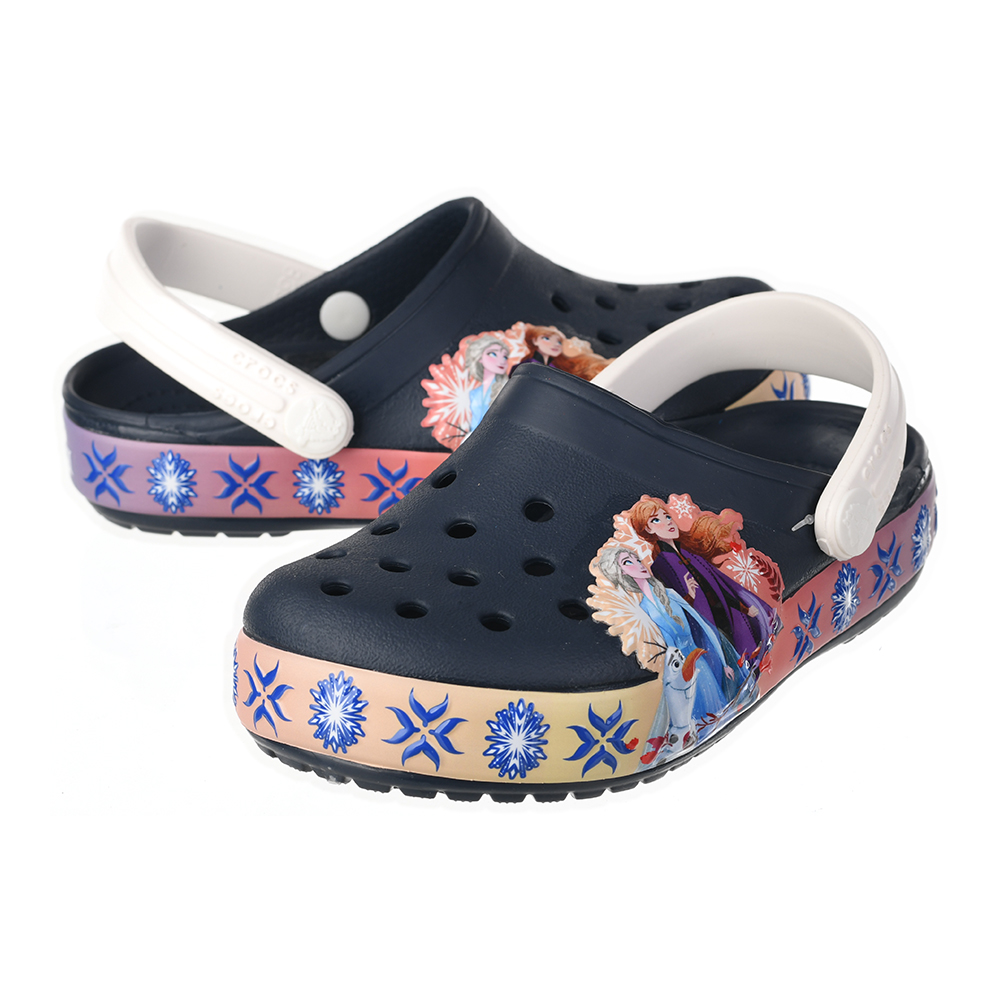 Crocs Disney Cartoon Brand Unisex Kids Clog Shoes .. Size C7 to J3 #29 Navy