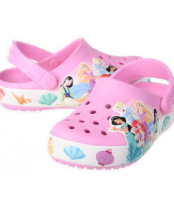 Crocs Disney Cartoon Brand Unisex Kids Clog Shoes .. Size C7 to J3 #25 Pink