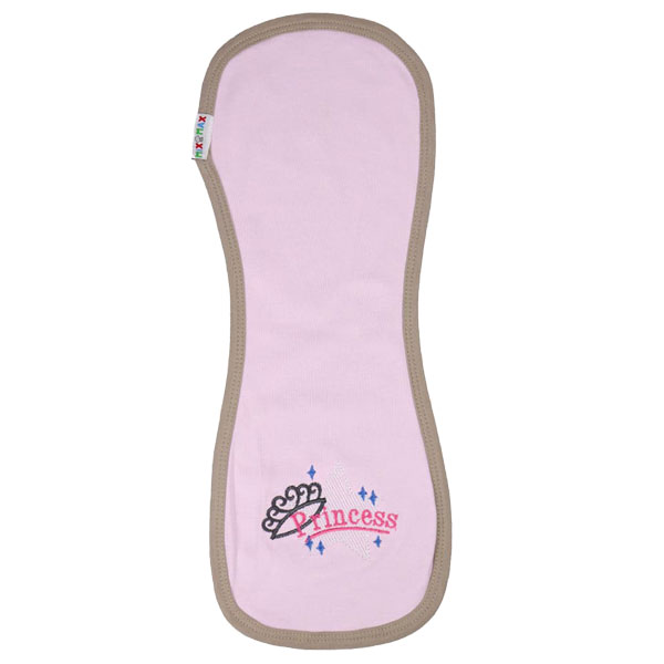 Two-layer interlock embroidered abrasive towels