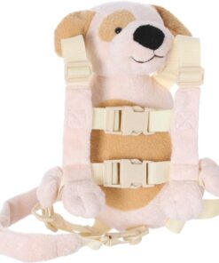 Mix & Max 2-in-1 Child Safety Harness deluxe Animal Shape backpack Cotton 100% - Beige