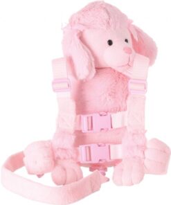 Mix & Max 2-in-1 Child Safety Harness deluxe Animal Shape backpack Cotton 100% - Pinky