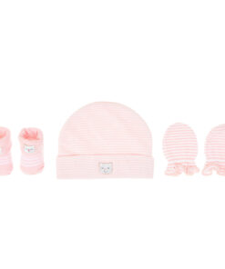 Mix & Max Baby Gift Set One size (Head Icecap+Sock+Hand Cover) Cotton 100% - Cat