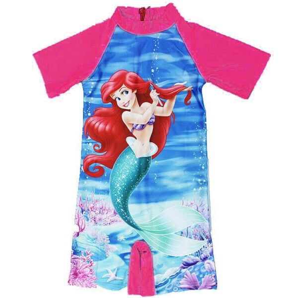 Girls One Piece Swimsuit (4 sizes From 3Y to 11Y) # A - Mix and Max - Sizes: From M 3-4Y to XXL 8-11Y