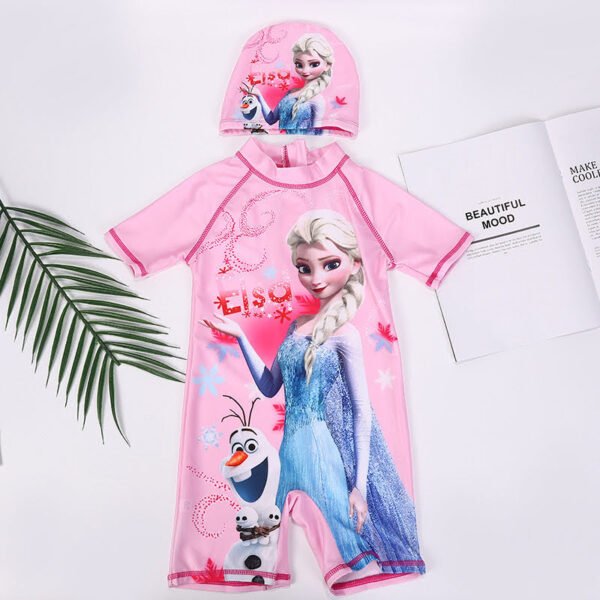 Girls One Piece Swimsuit (4 sizes From 2Y to 12Y) # A - Mix and Max - Sizes: From L 2-4Y to XXXL 10-12Y