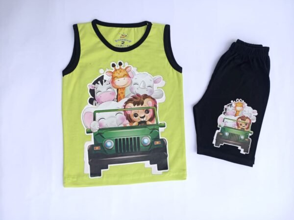 Kid Cotton 100% Pajama size 1 Year to 5 Years Old (5 Sizes) - Code 1025 - Mix and Max - Sizes: From 1 Y to 5 Y - Image 5