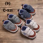 Baby Shoes 3 Sizes 1/2/3 (from Zero to 18 Months) #C521 - Mix and Max - Sizes: 0-6 M 11cm, 6-12 M 12cm, 12-18 M 13cm
