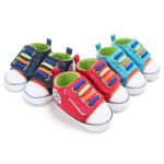 Baby Shoes 3 Sizes 1/2/3 (from Zero to 18 Months) #C315 - Mix and Max - Sizes: 0-6 M 11cm, 6-12 M 12cm, 12-18 M 13cm