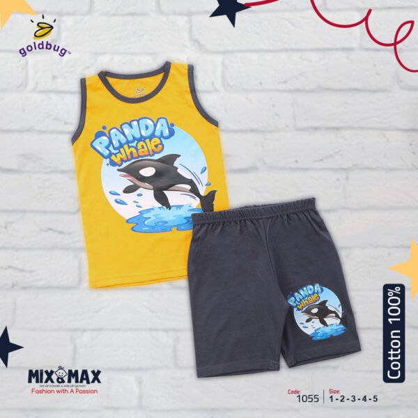 Kid Cotton 100% Pajama size 1 Year to 5 Years Old (5 Sizes) - Code 1055 - Mix and Max - Sizes: From 1 Y to 5 Y - Image 5