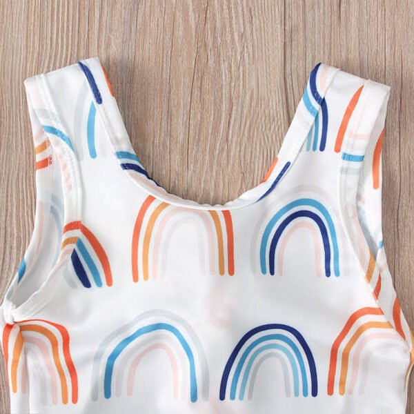 Girls One Piece Swimsuit (4 sizes From 6M to 4Y) # A - Mix and Max - Sizes: From 2-3 Y to 12-18 M - Image 3