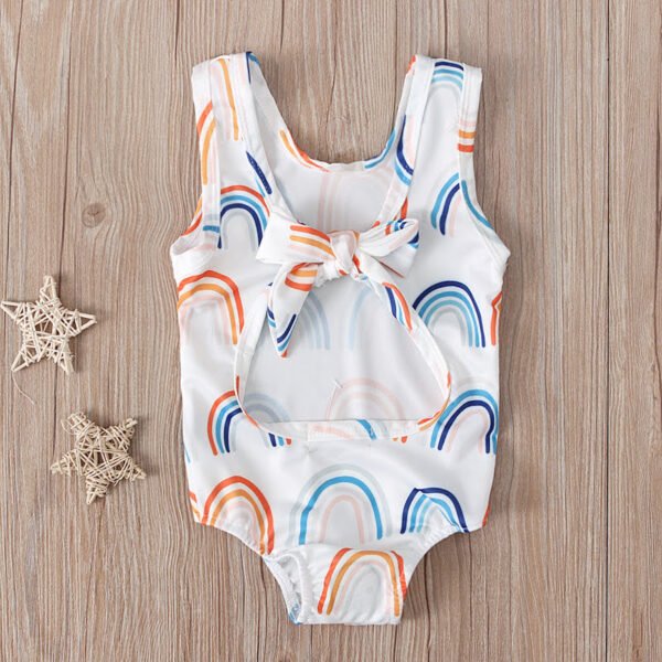 Girls One Piece Swimsuit (4 sizes From 6M to 4Y) # A - Mix and Max - Sizes: From 2-3 Y to 12-18 M - Image 2