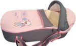 Portable Baby Carrycot Portable Bed Lightweight Carrycot ( Fish Pink color ) - Sizes: 0-12 M - Mix and Max - Image 9