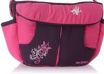 Mix and Max Baby Changing Diaper Large Shoulder bag with embroidery ( Fly Fushia ) - Image 12