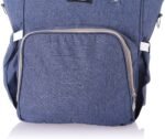 Leather Diaper Backpack bag ( Blue ) - Mix and Max - Colors: Beige, Black, and Fuchsia - Sizes: 0-9 M - Image 4