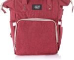 Leather Diaper Backpack bag ( Red ) - Mix and Max - Colors: Beige, Black, Blue, and Fuchsia - Sizes: 0-9 M - Image 3