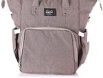 Leather Diaper Backpack bag ( Beige ) - Mix and Max - Colors: Black, Blue, and Fuchsia - Sizes: 0-9 M - Image 4