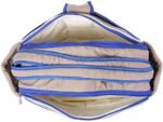 Mix and Max Baby Changing Diaper Large Shoulder bag with embroidery ( Bear on Moon Blue ) - Image 4