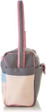 Mix and Max Baby Changing Diaper Large Shoulder bag with embroidery ( Fish Pink ) - Image 5