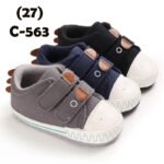 Baby Shoes 3 Sizes 1/2/3 (from Zero to 18 Months) #C563 - Mix and Max - Sizes: 0-6 M 11cm, 6-12 M 12cm, 12-18 M 13cm