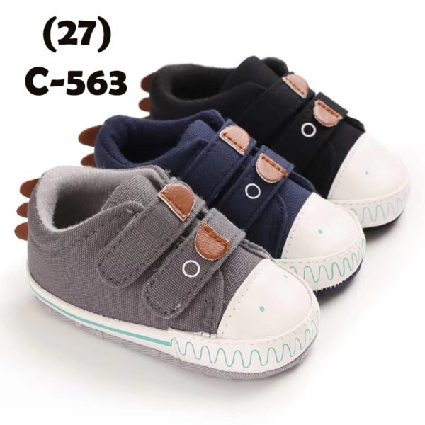 Baby Shoes 3 Sizes 1/2/3 (from Zero to 18 Months) #C563 - Mix and Max - Sizes: 0-6 M 11cm, 6-12 M 12cm, 12-18 M 13cm