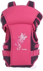 Baby multi position Carrier 4 in 1 # 313 - Mix and Max - Colors: Beige, Fuchsia, and Light Blue - Sizes: 0-24 M