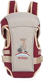 Baby multi position Carrier 4 in 1 (Beige # 314) - Mix and Max - Colors: Fuchsia and Light Blue - Sizes: 0-24 M