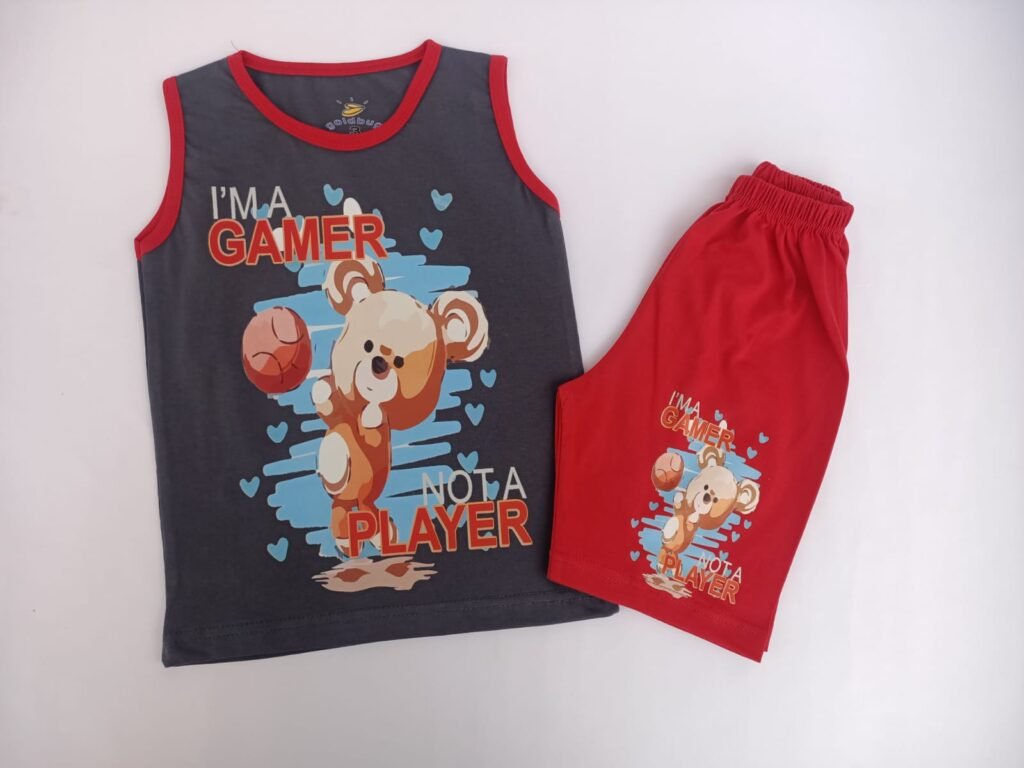 Kid Cotton 100% Pajama size 1 Year to 5 Years Old (5 Sizes) - Code 1010 - Mix and Max - Sizes: From 1 Y to 5 Y - Image 6