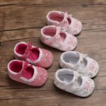 Baby Shoes 3 Sizes 1/2/3 (from Zero to 18 Months) #C550 - Mix and Max - Sizes: 0-6 M 11cm, 6-12 M 12cm, 12-18 M 13cm