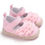 Baby Shoes - Mix and Max - Colors: Jeans and Pink - Sizes: 3 M to 6 M 11 cm, 6 M to 9 M 12 cm, 9 to 12 M 13 cm - Image 3