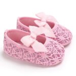 Baby Shoes - Mix and Max - Colors: Gold, Pink, and White - Sizes: 3 M to 6 M 11 cm, 6 M to 9 M 12 cm, 9 to 12 M 13 cm - Image 2