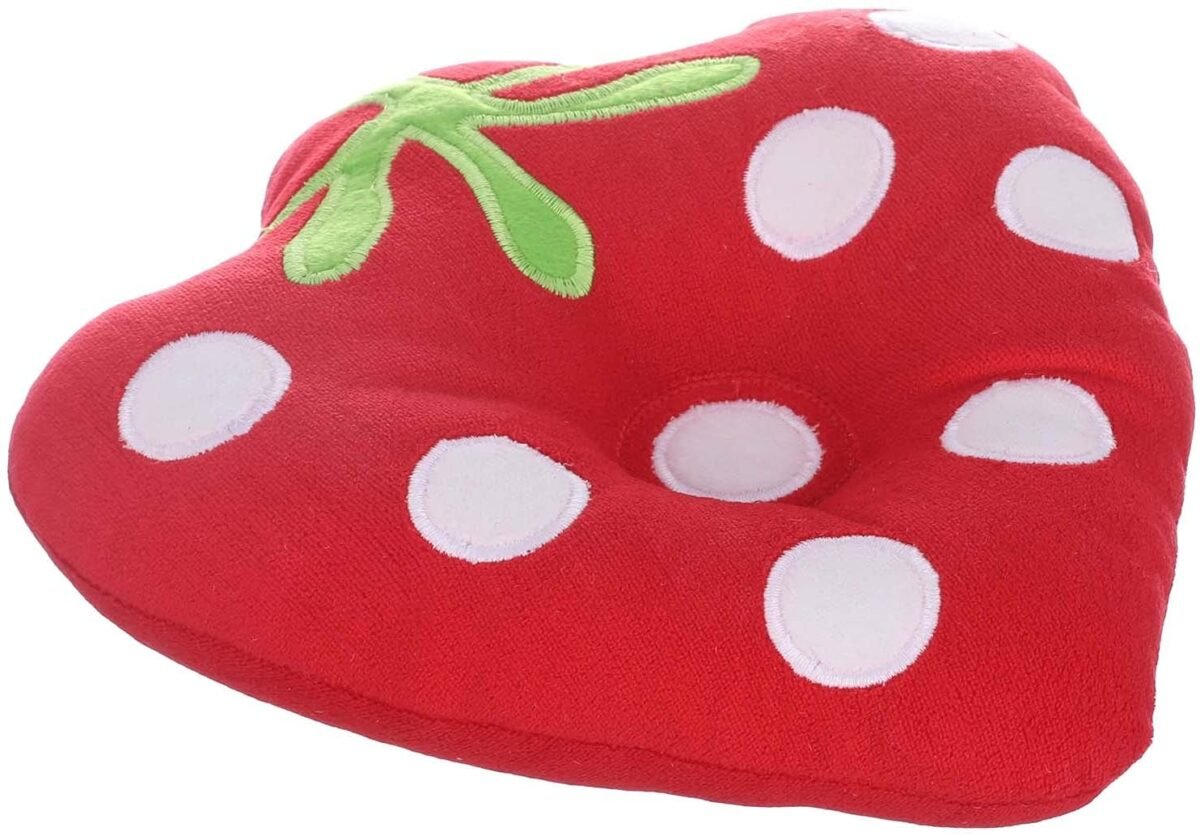 Baby Travel Head Shaping Pillow - Mix & Max - Colors: Dark Red, Fuchsia, and Green - Sizes: 0-18 M - Image 1