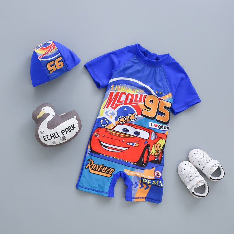 45-1-1.jpg Boy Half Sleeves 2 Pieces Swimsuit (4 sizes From 1 to 6 years) # A - Mix and Max - Sizes: From 06 1-2 Y to 12 5-6 Y - Image 1