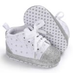 Baby Shoes - Mix and Max - Colors: Black, Light Blue, and White - Sizes: 3 M to 6 M 11 cm, 6 M to 9 M 12 cm, 9 to 12 M 13 cm - Image 3