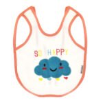 Multi-color Bib with embroidery diaper back size 38*29cm (2 Pieces) - Mix and Max - Colors: Fuchsia, Grey, and Light Blue - Sizes: 0-18 - Image 25