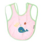 Multi-color Bib with embroidery diaper back size 38*29cm (2 Pieces) - Mix and Max - Colors: Fuchsia, Grey, and Light Blue - Sizes: 0-18 - Image 20