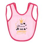 Multi-colors Printed Bib with diaper back size 38*29cm (2 Pieces) Girl g - Mix and Max - Colors: Fuchsia, Grey, and Light Blue - Sizes: 0-18 - Image 31
