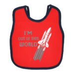 Multi-colors Printed Bib with diaper back size 38*29cm (2 Pieces) Boys b - Mix and Max - Colors: Fuchsia, Grey, and Light Blue - Sizes: 0-18 - Image 28