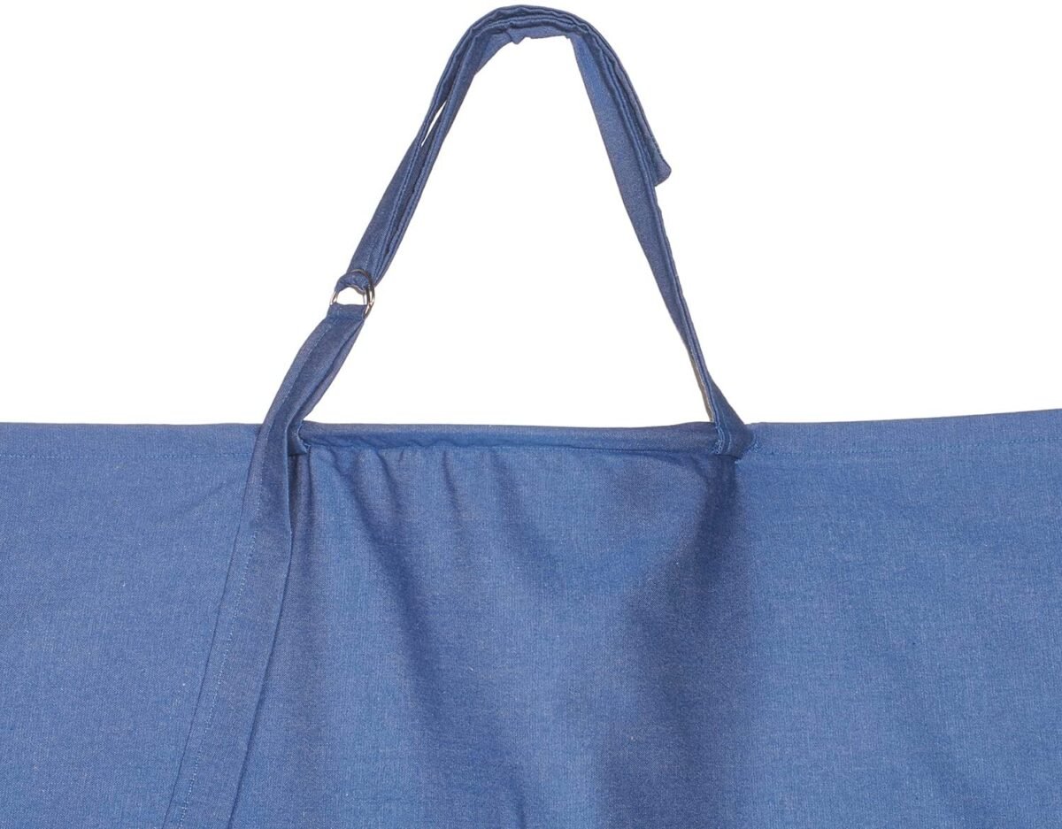 Baby Nursing Jeans Scarf Cover Up Apron for Mum Breastfeeding Cover with embroidery (Privacy Feeding cover) (With mosquito Net Window) - Mix and Max - Colors: Blue and Yellow - Sizes: 0-9 M - Image 6