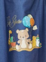 Nursing Baby Apron Cover for Breastfeeding Comfortable with Privacy mosquito Net Window Play Bear Jeans Mix and Max