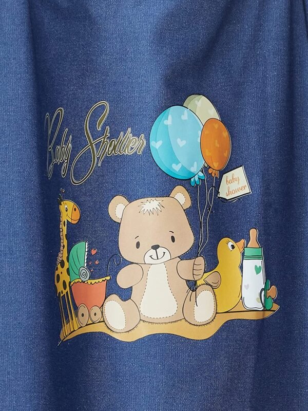 Nursing Baby Apron Cover for Breastfeeding Comfortable with Privacy mosquito Net Window Play Bear Jeans Mix and Max