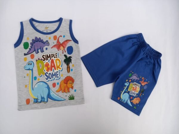 Kid Cotton 100% Pajama size 1 Year to 5 Years Old (5 Sizes) - Code 1030 - Mix and Max - Sizes: From 1 Y to 5 Y - Image 6