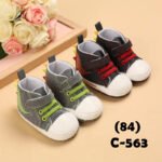Baby Shoes 3 Sizes 1/2/3 (from Zero to 18 Months) #C563 - Mix and Max - Sizes: 0-6 M 11cm, 6-12 M 12cm, 12-18 M 13cm