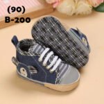 Baby Shoes - Mix and Max - Colors: Jeans - Sizes: 3 M to 6 M 11 cm, 6 M to 9 M 12 cm, 9 to 12 M 13 cm - Image 2